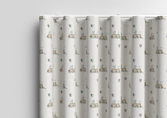 Jurassic Joust, Castle Guard Knightly - Made to Measure Curtains - Image 13